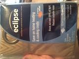 Eclipse Energy Saving Noise Reducing Blackout Curtain - Cafe Woven Chevron