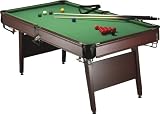 picture of Powerglide Executive Unisex Snooker Table - Dark Wood/Green, 72 Inch
