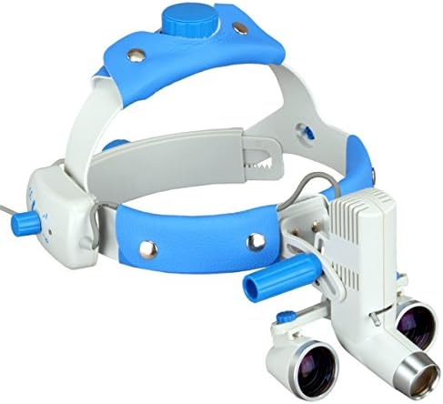 Headband Dental Surgical Loupes with LED Headlight, 2.5x , 420mm working distance