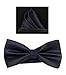 Tieworld Men's Formal Tuxedo Banded Pre-Tied Bow Tie Set