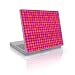 【お取り寄せ】ノートパソコン用スキンシール規定サイズ 38cmx30.5cm【Big Dots Pink】カスタムオーダーも可（御希望のサイズをご連絡ください）