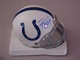 Reggie Wayne Hand Signed Autographed Indianapolis Colts Riddell Football Mini Helmet