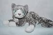 Ty Beanies Babies - Purr the Grey and White Cat