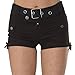 Classic Designs Juniors Stretch Poplin Web Belt Cargo Shorts (S-3X)
