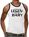Touchlines Herren Ringer / Kontrast Tank Top How I Met Your Mother - Legendary, white/black, XL, BEN334