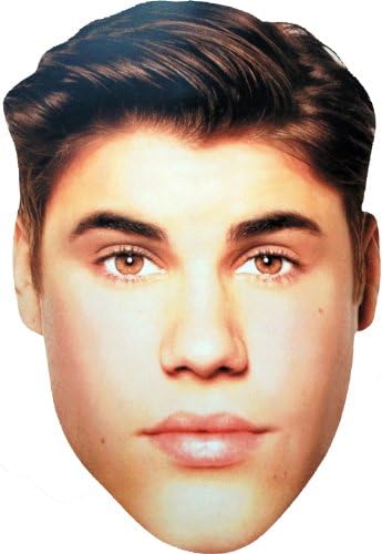 Justin Bieber Celebrity Face Mask LICENSED PRODUCT