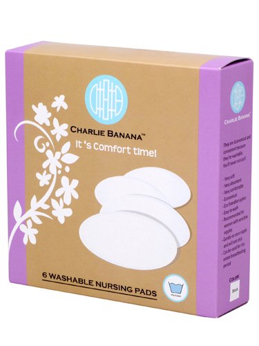 Charlie Banana Nursing Pads White