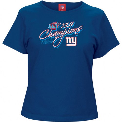Buy New York Giants Super Bowl XLII Champions Ladies Choice Tee