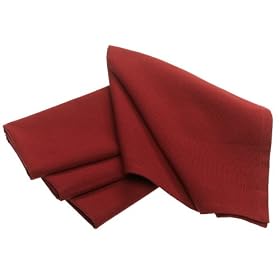 DII Solid Set of 4 Napkins, Redwood