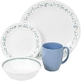 Corelle Livingware 16-Piece Dinnerware Set with Mug, Service for 4, Country Cottage