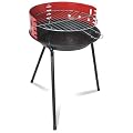 Round Portable Charcoal BBQ Garden/Camping Barbecue Grill