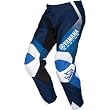 One Industries Yamaha Racing Men's Carbon Off-Road Motorcycle Pants w/ Free B&F Heart Sticker Bundle - Blue