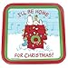 Peanuts Snoopy I'll Be Home for Christmas ! Tin Tray