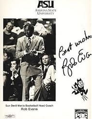 ROB EVANS SUN DEVILS HAND SIGNED PHOTO JSA COA