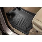 Husky Liners 98021 Black Custom Fit Front and Second Seat Floor Liner Set