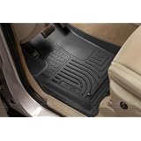 Husky Liners 98381 Black Custom Fit Front and Second Seat Floor Liner Set