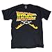 Back to the Future Black Fire Deloreon T-shirt