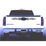TRIBAL TAILGATE GRAPHICS , 2 Giant BLACK Vinyl STICKERS DECALS (Pick up trucks) 