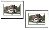 Michigan State Spartans Framed Campus Photo Black