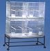 COMBO: LARGE Stack and Lock Double Breeder Cage Bird Breeding Cage With Removable Divider And Breeder Doors 2 Of 30