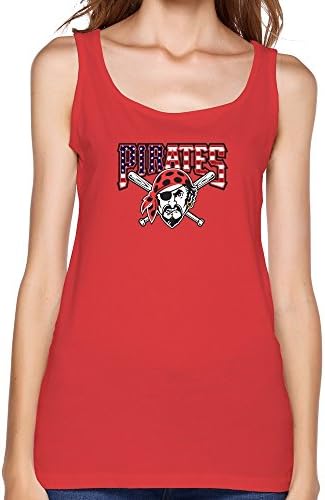 RIDA MLB Pittsburgh Pirates LOGO 2015 Tank Top For Women XX-Large Red