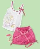 Disney Little Girl Printed Tank Top & Drawstring Shorts