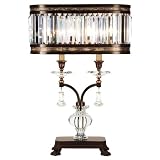 Buy Fine Art Lamps 606010, Eaton Place Dimming Crystal Chandelier Table Lamp, 2 Light,... by Fine Art Lamps