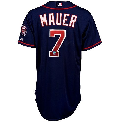 Joe Mauer Signed Alt. Blue Minnesota Twins Jersey