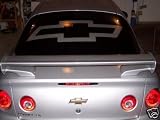 Huge 18" x 46" Chevy Bowtie Decal Use on hood tailgate or Window