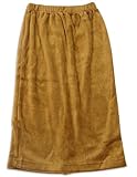 Mulberribush - Girls Velour Skirt, Tobacco Brown (Size 5/6)