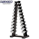 Ivanko Dumbell Rack - Holds 10 Pairs - Dumbells Sold Separately