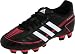 adidas Puntero VI TRX FG Soccer Cleat (Little Kid/Big Kid),Black/Running White/Fresh Pink,2 M US Little Kid