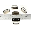 10 - 1.25" Key Fob Chain Wristlet Hardware