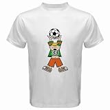 Men's Customized SOCCER BOY 100% Cotton White T-shirt