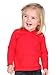 Kavio! Infants Jersey RawEdge High Low Long Sleeve Hoodie w.Pouch
