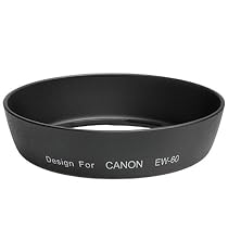 Precision Design EW-60C Lens Hood for Canon EF 28-80mm f/3.5-5.6 I, II, III, IV, V Lens, EF-S 18-55mm f/3.5-5.6 I, II, IS, USM Lens & EF 28-90mm f/4.0-5.6 II, II USM, III Lenses