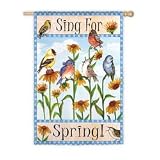 Sing for Spring Garden Flag