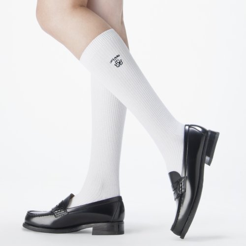 CECIL McBEE(セシルマクビー) ワンポイント スクールソックス エンブレム 28cm丈 / セシル マクビー 615-3093
