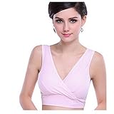 Padgene 妊婦 マタニティ 用 授乳 ブラジャー 下着 ノンワイヤー　クロスタイプ 4色