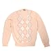 J.Lindeberg Truman Sports Argyle Mens Sweater -Light Pink-Large