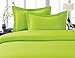 Elegant Comfort 1500 Premier Hotel Quality Super Soft Wrinkle Free 4 pc Sheet Set, Deep Pocket, Queen Lime-Green