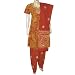 Salwar Kameez Suits Cotton Printed Mirror Embroidered Dress Size M (slk452)