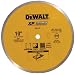 DeWalt DW4762 10-Inch Wet Cutting Continuous Rim Saw Blade with 5/8-Inch Arbor for Porcelain or Tile