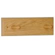 Wooden Mallet HCR-2WLO Two Peg Coat Rack