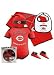 Cincinnati Reds 5 Piece Newborn Creeper Set, Size= 6 - 9 Months