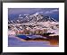 Bridger Mountain Range Near Bozeman, Bozeman, USA Styles Framed Art Poster Print by Carol Polich, 31x25