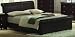 California King Size Bed - Contemporary Espresso Color
