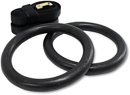 NEXPro ABS plastic Gymnastic Ring Olympic Strength Training Gym Rings for Crossfit