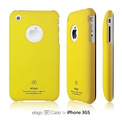 elago S2 Soft Feeling for iPhone 3G/GS-Sport Yellow+ Universal Dock Adapter + S2 Stand included