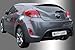 AUTOCLOVER B329 Chrome Fuel Gas Cap Cover 1-pc Set For 2011 2012 Hyundai Veloster